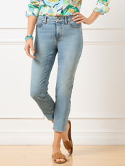 STRAIGHT CROP JEANS - AMARA WASH | Talbots near me