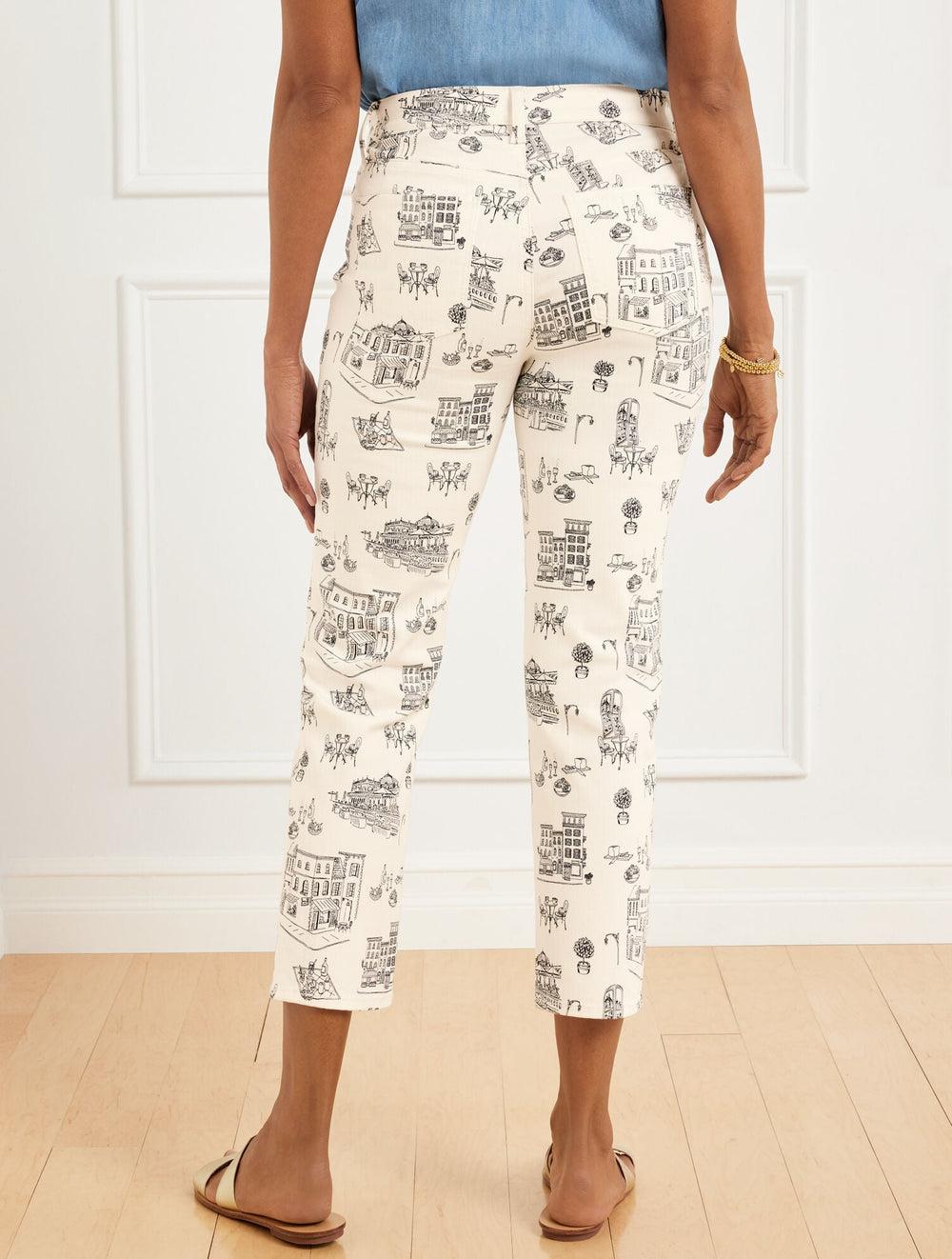 STRAIGHT CROP JEANS - ROMANTIC VIEWS | Talbots outlet