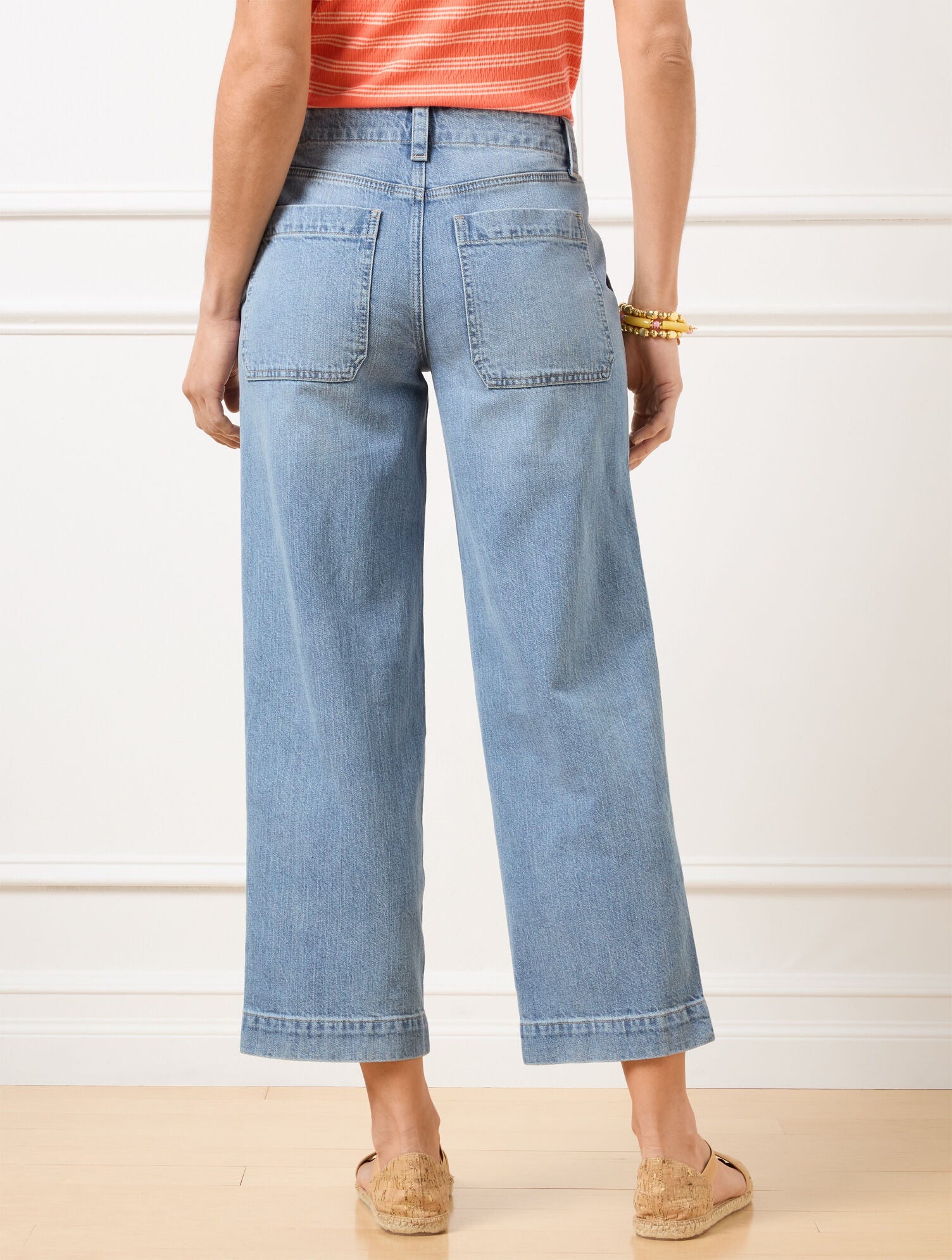 STRAIGHT CROP JEANS - MILANIA WASH | Talbots for sale