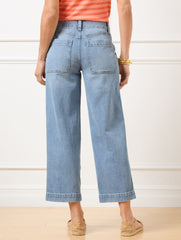 STRAIGHT CROP JEANS - MILANIA WASH | Talbots for sale