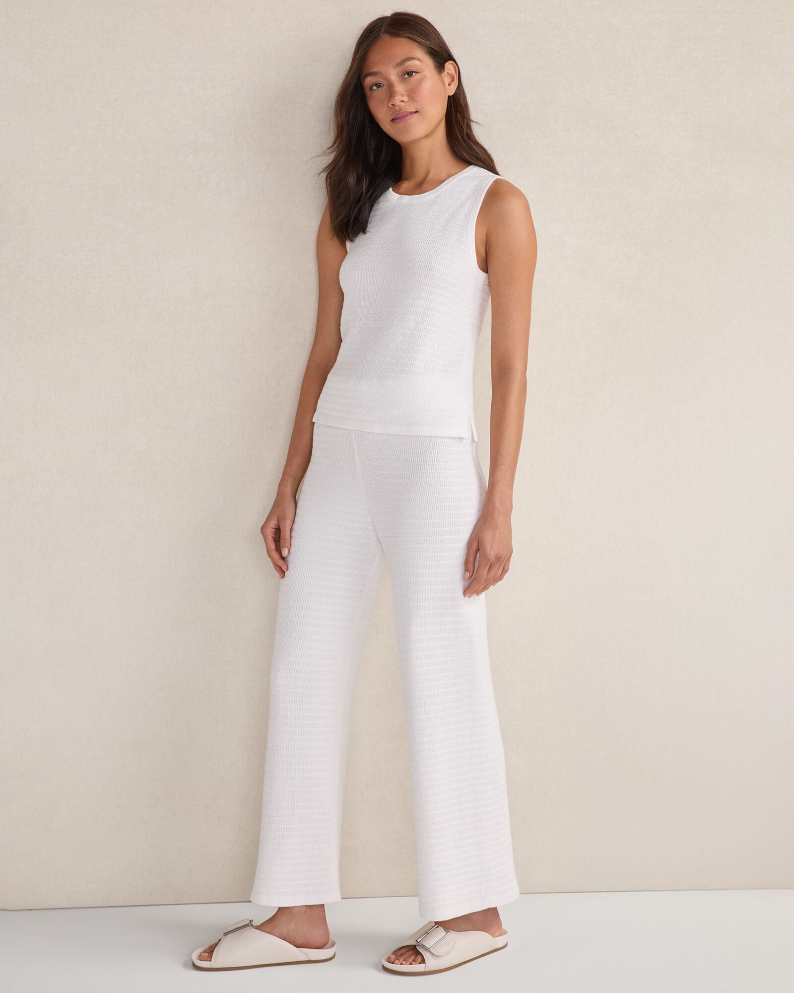 ORGANIC COTTON LINEAR STITCH STRAIGHT LEG PANTS | Talbots near me