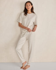 SOFT KNIT TIE-FRONT SHORT SLEEVE TOP | Talbots sale