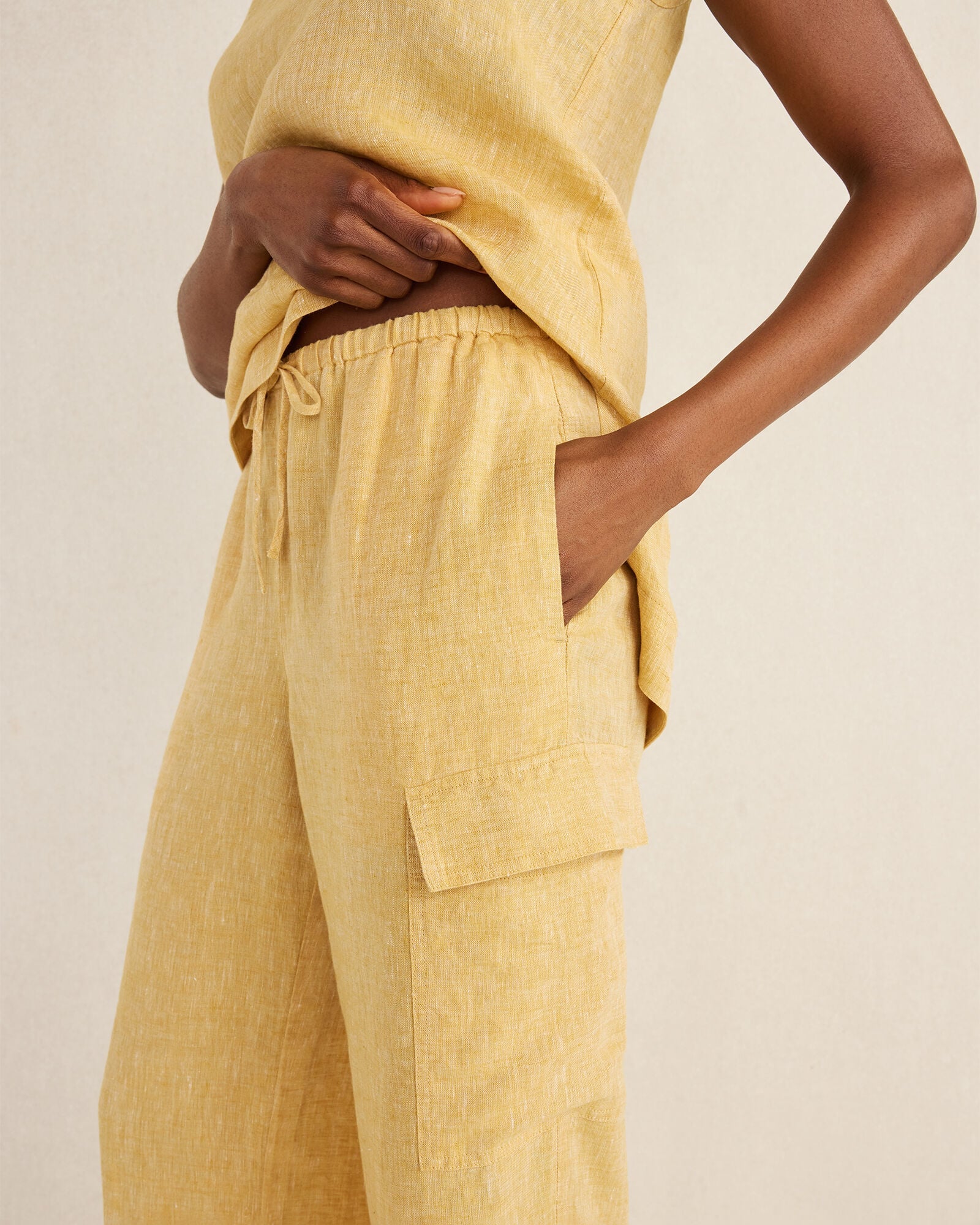 LINEN CARGO PANTS | Talbots near me