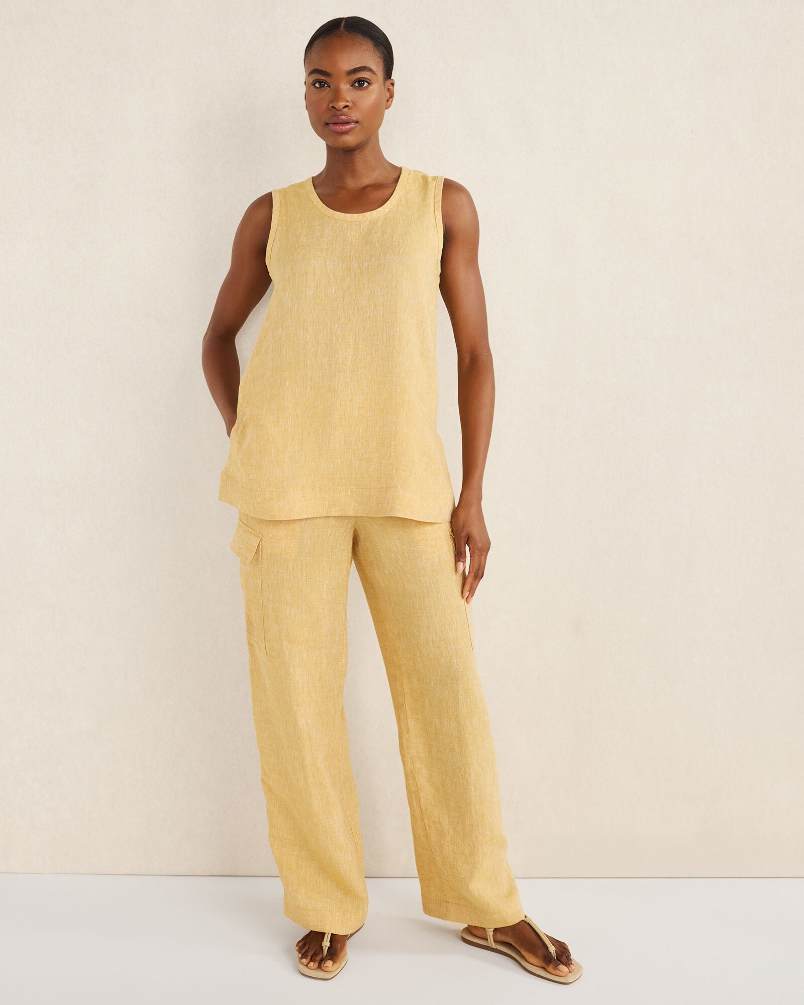LINEN CARGO PANTS | Talbots near me