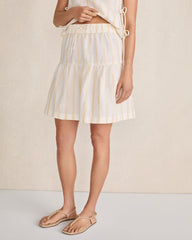 ORGANIC COTTON LINEN TIERED SKIRT | Talbots for sale