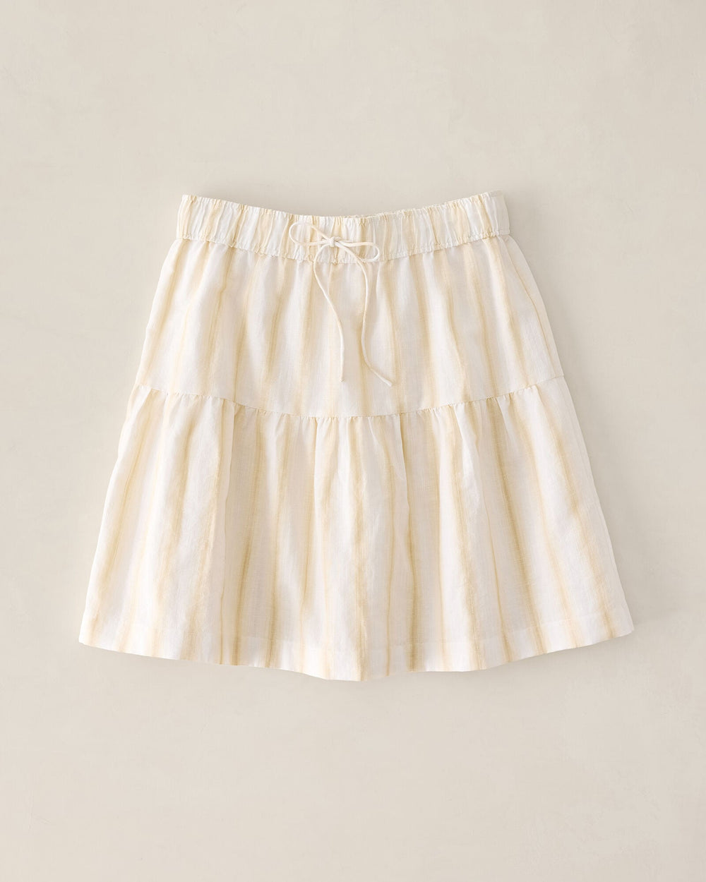 ORGANIC COTTON LINEN TIERED SKIRT | Talbots for sale