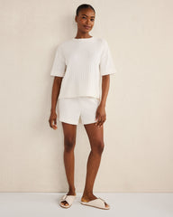 COTTON WIDE RIB SHORTS | Talbots for sale