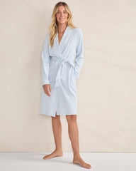 ORGANIC COTTON RIB KNIT ROBE | Talbots US