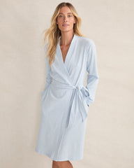 ORGANIC COTTON RIB KNIT ROBE | Talbots US