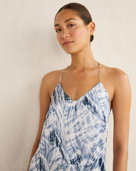 WASHABLE SILK TIE DYE CHEMISE | Talbots US