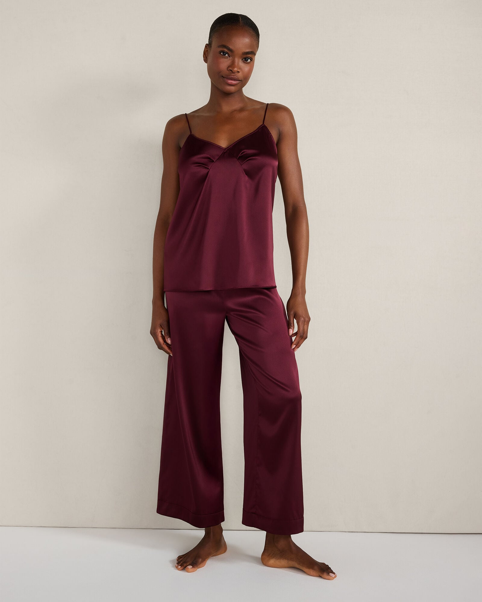 WASHABLE SILK PLEATED CAMI | Talbots sale
