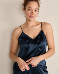 WASHABLE SILK PLEATED CAMI | Talbots sale
