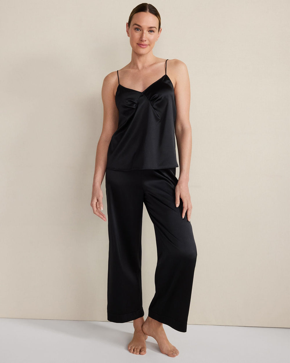 WASHABLE SILK PLEATED CAMI | Talbots sale