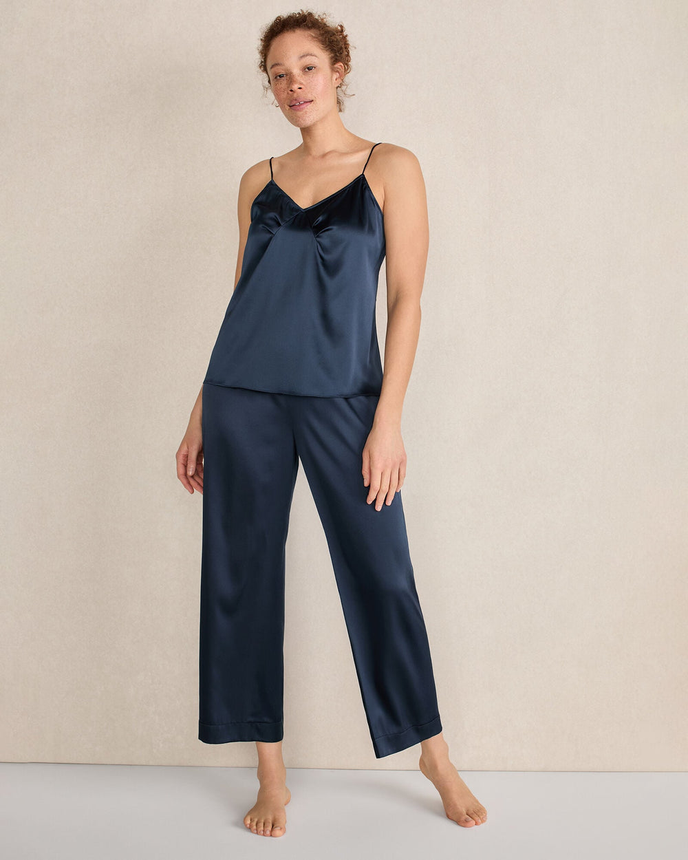 WASHABLE SILK PLEATED CAMI | Talbots discount