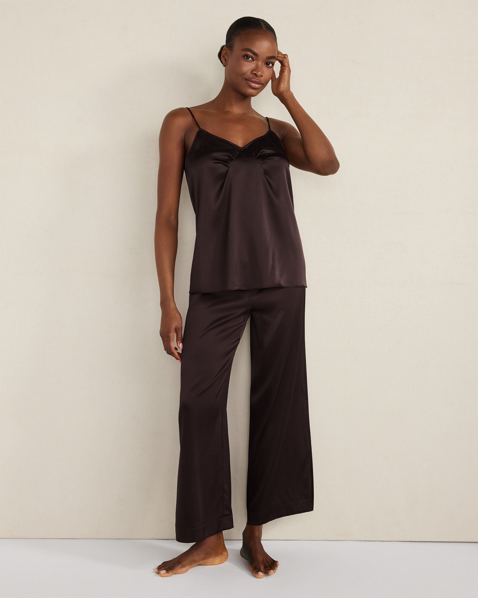 WASHABLE SILK PLEATED CAMI | Talbots discount