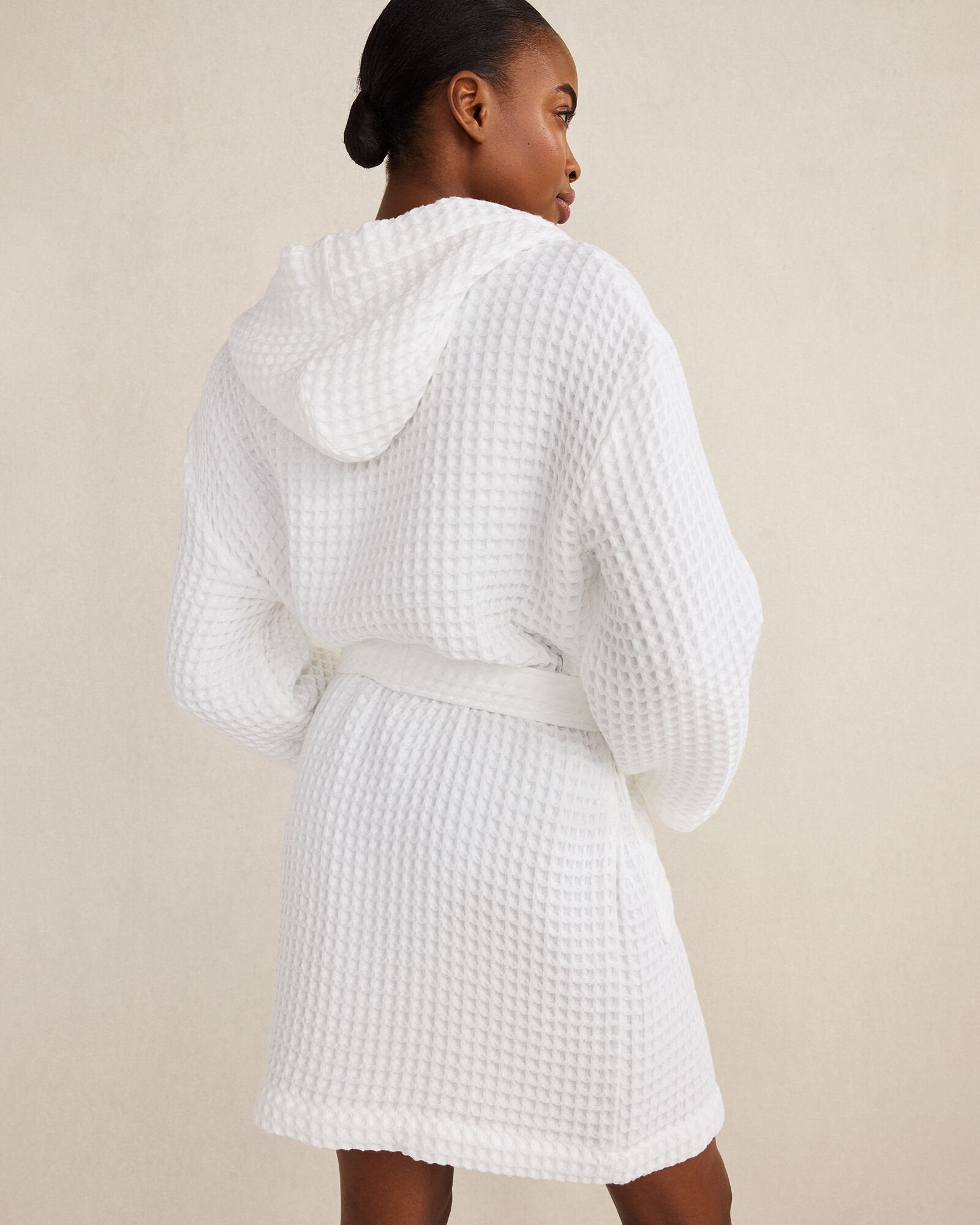 ORGANIC COTTON WAFFLE HOODED ROBE | Talbots near me