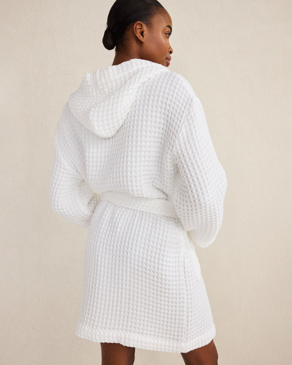 ORGANIC COTTON WAFFLE HOODED ROBE | Talbots near me