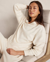 ORGANIC COTTON WAFFLE HOODIE | Talbots discount