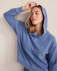 ORGANIC COTTON WAFFLE HOODIE | Talbots discount