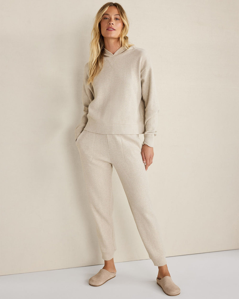 ORGANIC COTTON WAFFLE JOGGER | Talbots US