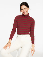 CLASSIC TURTLENECK - BARNET STRIPE | Talbots US