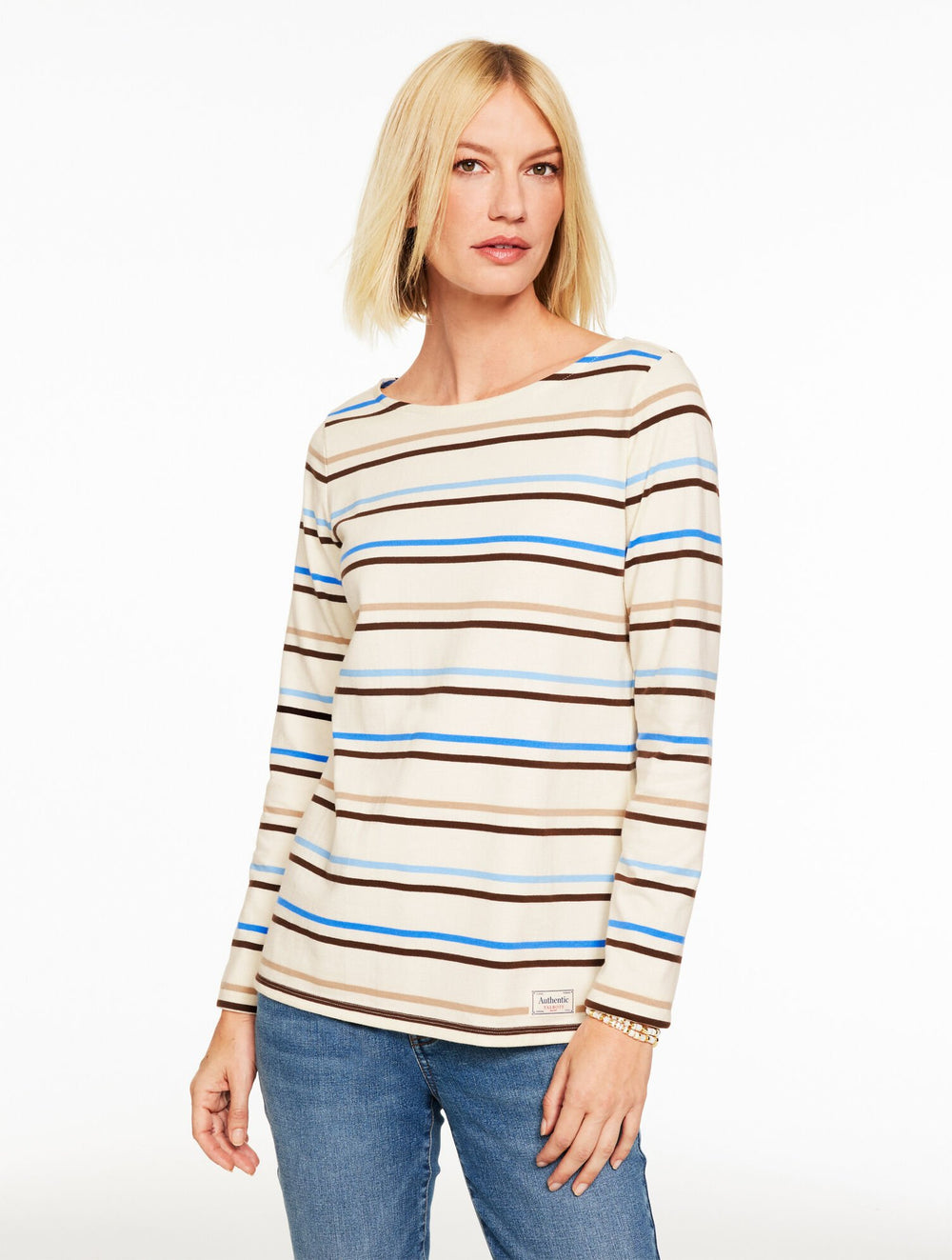 AUTHENTIC TALBOTS TEE - CHELSEA STRIPE | Talbots discount