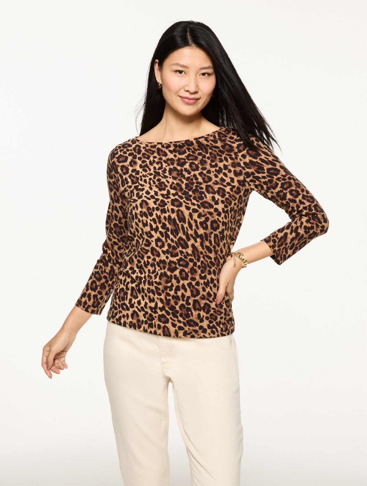 BATEAU NECK TEE - SPECTACULAR ANIMAL | Talbots on sale