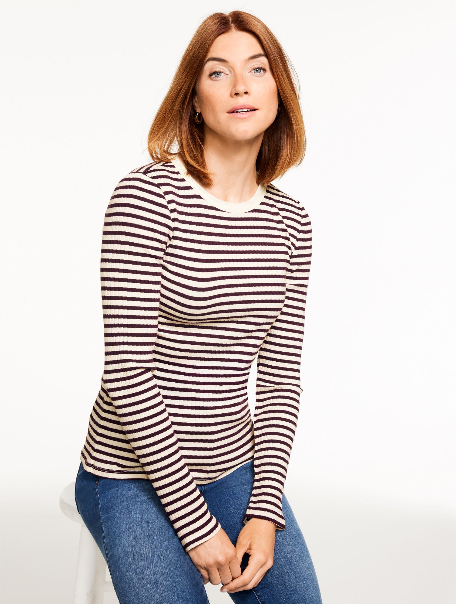 IVORY/BURGUNDY,XS,Misses