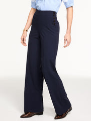 TALBOTS GREENWICH TAILORED STRETCH WIDE LEG PANTS | Talbots near me