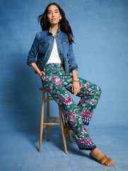 WIDE LEG PULL-ON PANTS - GORGEOUS GARDEN | Talbots US