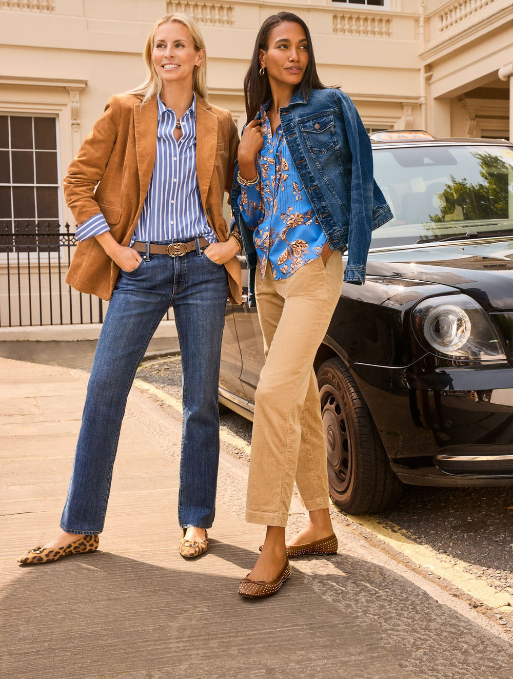 TAPERED ANKLE STRETCH CORDUROY PANTS | Talbots on sale