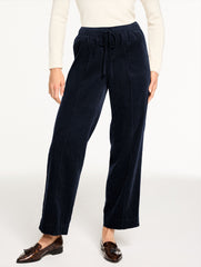 STRAIGHT LEG PULL-ON CORDUROY PANTS | Talbots sale