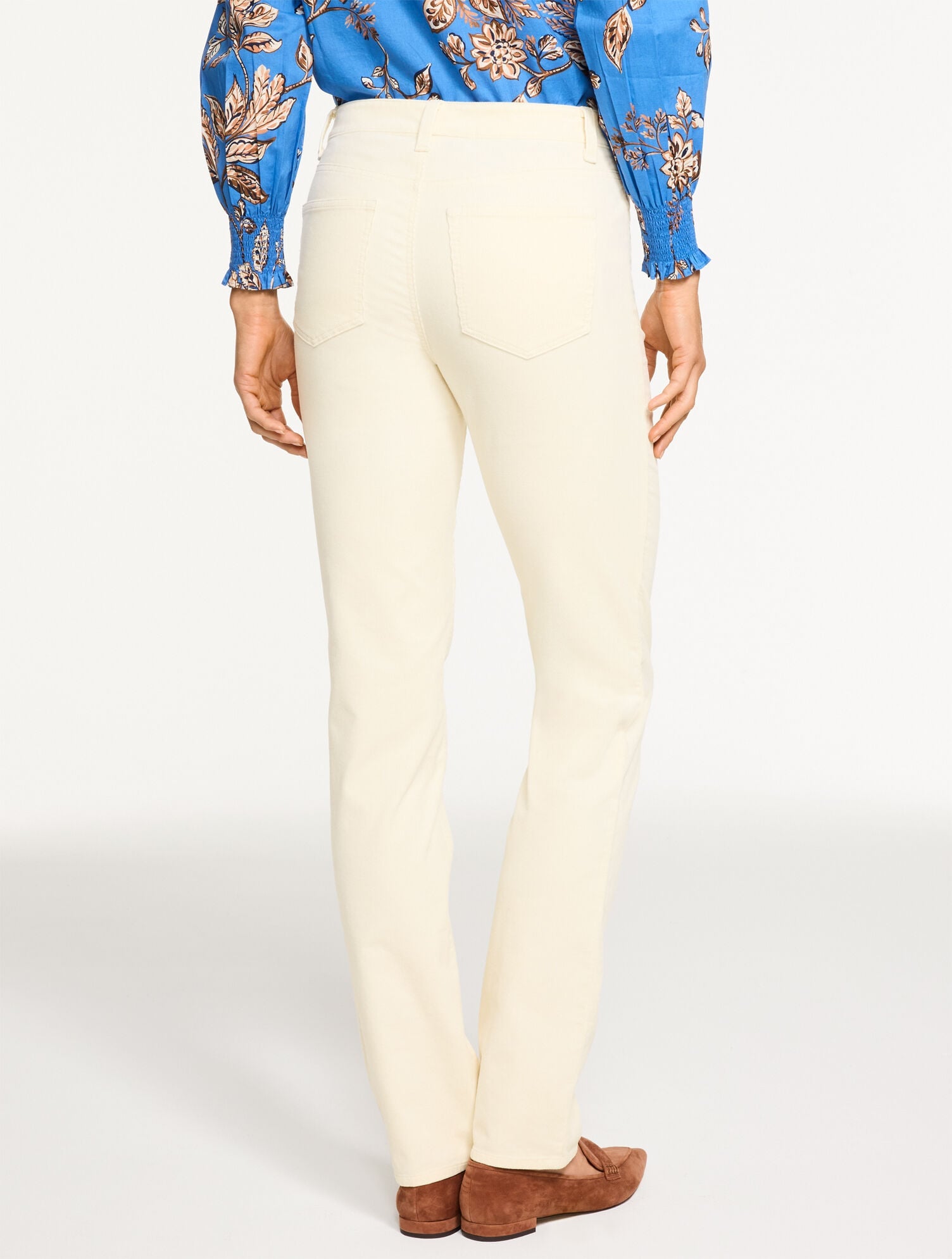 STRAIGHT LEG STRETCH CORDUROY PANTS | Talbots online