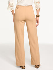 WIDE LEG PONTE PANTS | Talbots discount