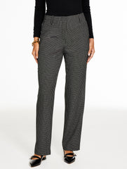 TALBOTS SOUTHAMPTON TAILORED STRETCH STRAIGHT LEG PANTS - CLASSIC WINDOWPANE | Talbots US