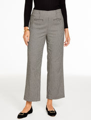 SLIM WIDE ANKLE PANTS - HARVEST HOUNDSTOOTH | Talbots online