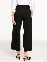 WIDE ANKLE PINSTRIPE PONTE PANTS | Talbots for sale