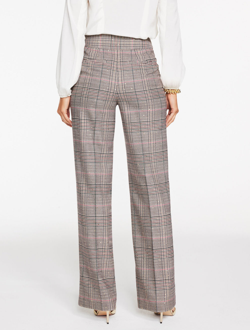 TALBOTS GREENWICH TAILORED STRETCH WIDE LEG PANTS | Talbots sale