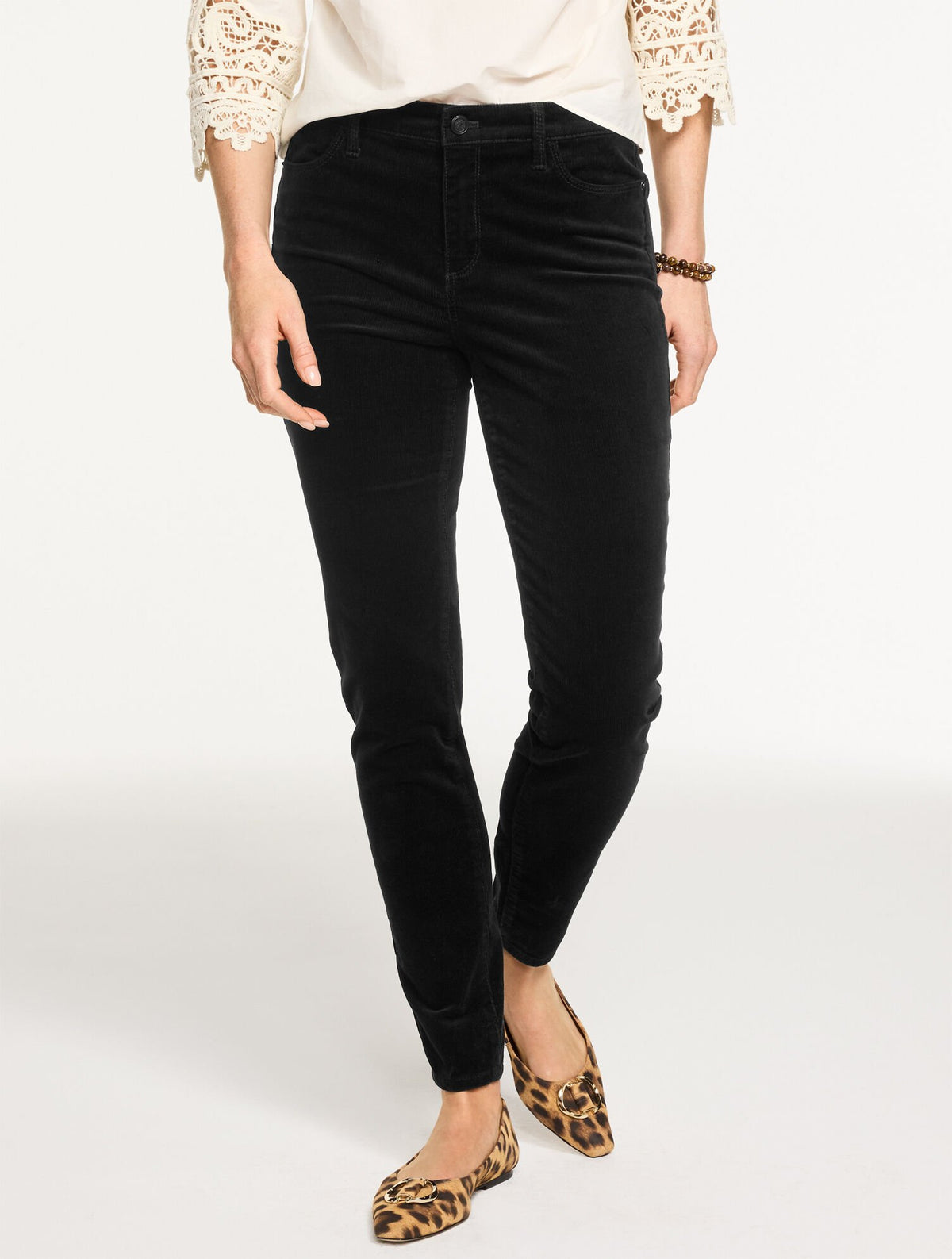 STRETCH CORDUROY LEGGINGS | Talbots US
