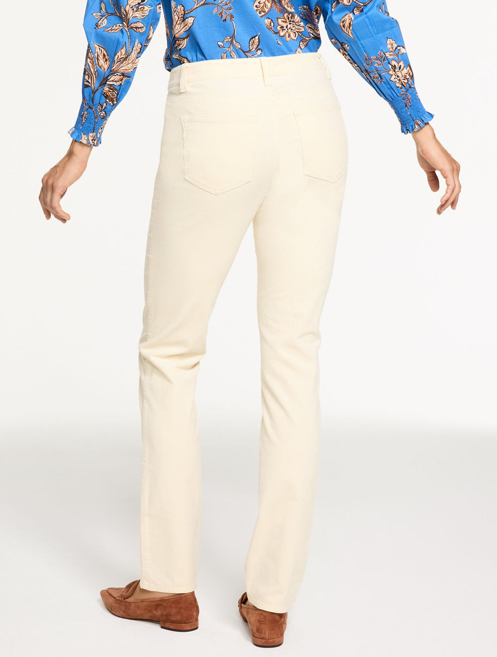 STRAIGHT LEG STRETCH CORDUROY PANTS - CURVY FIT | Talbots sale