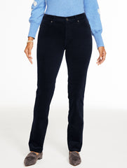 STRAIGHT LEG STRETCH CORDUROY PANTS - CURVY FIT | Talbots for sale