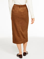CORDUROY MIDI SKIRT | Talbots sale