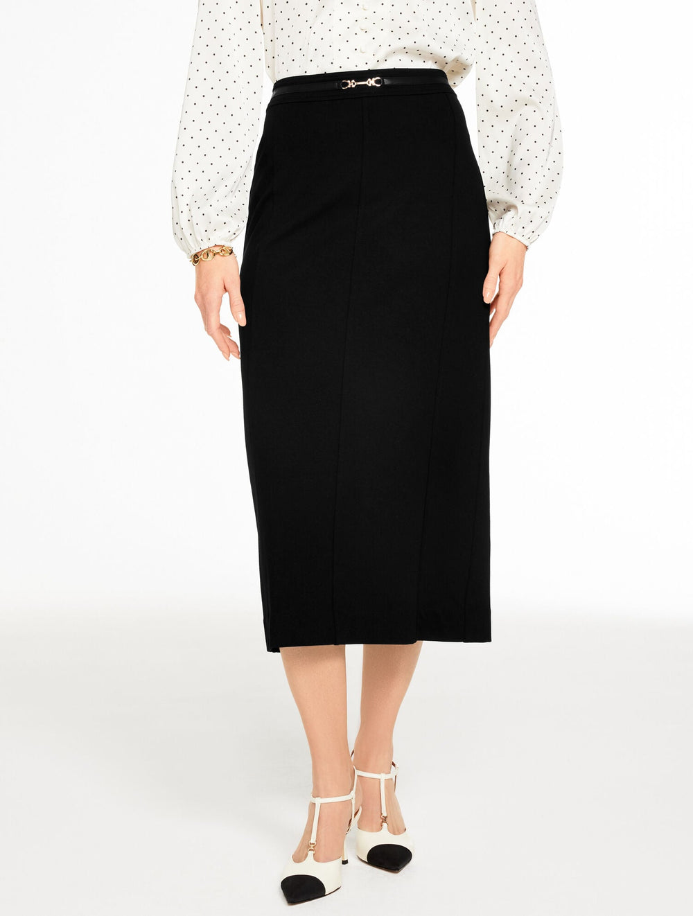 REFINED PONTE HORSEBIT PENCIL SKIRT | Talbots for sale