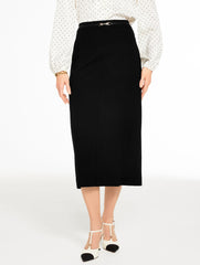 REFINED PONTE HORSEBIT PENCIL SKIRT | Talbots for sale