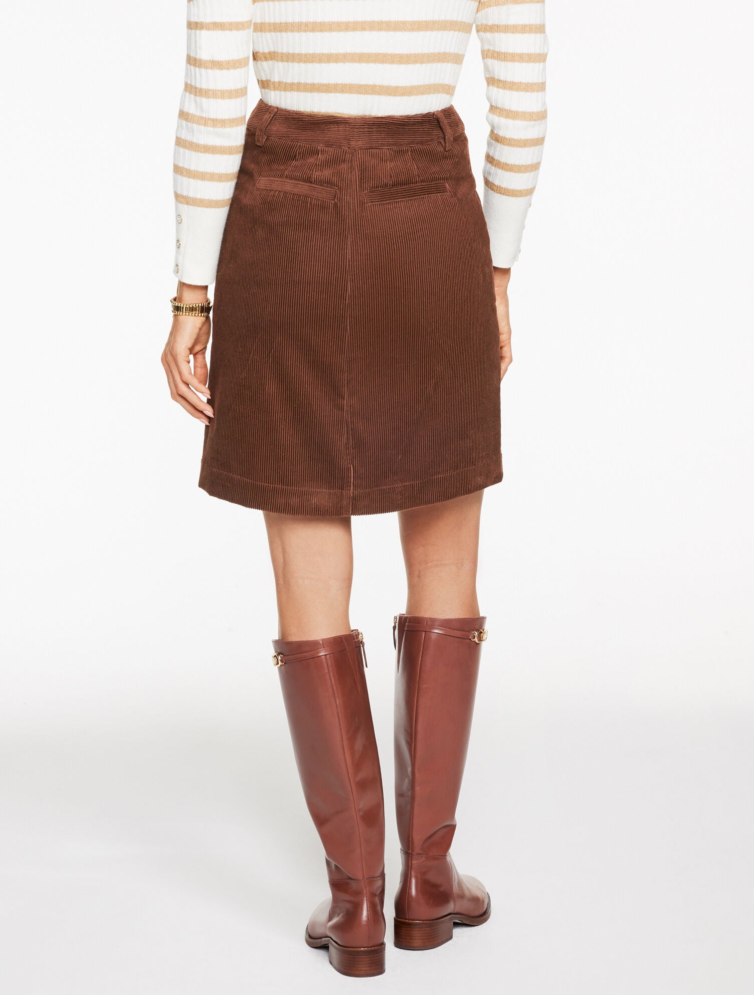 CORDUROY A-LINE SKIRT | Talbots on sale