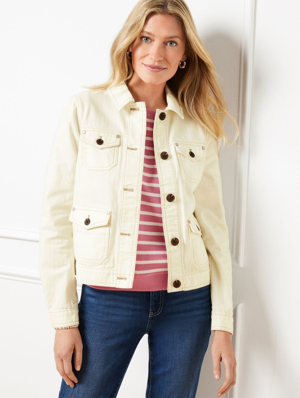 STUDIO CHORE JACKET | Talbots for sale