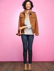 BRUSHED KNIT JACKET | Talbots outlet