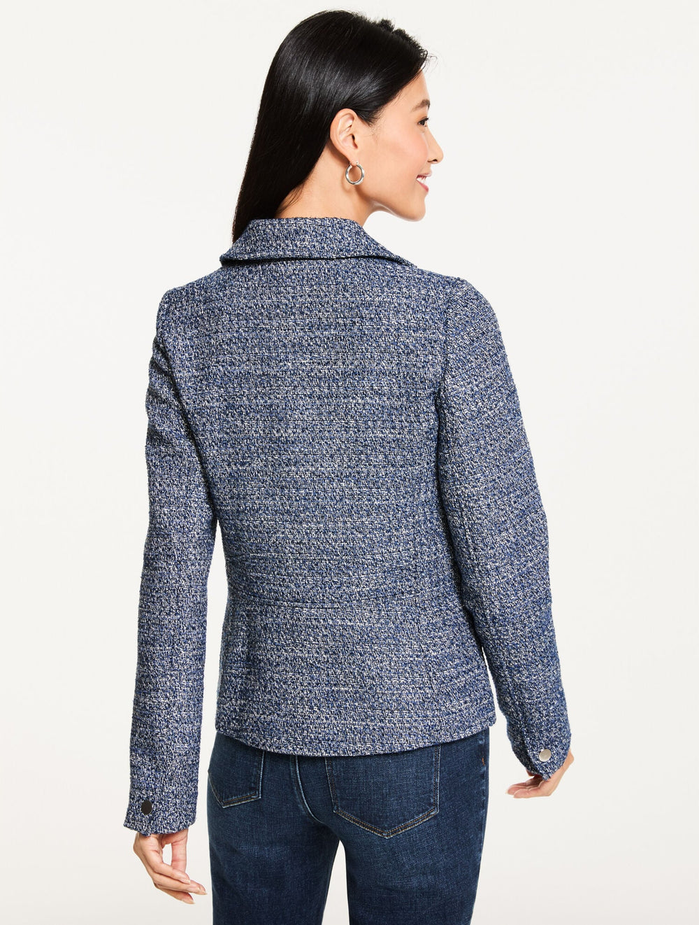 MISTY TWEED MOTO JACKET | Talbots sale