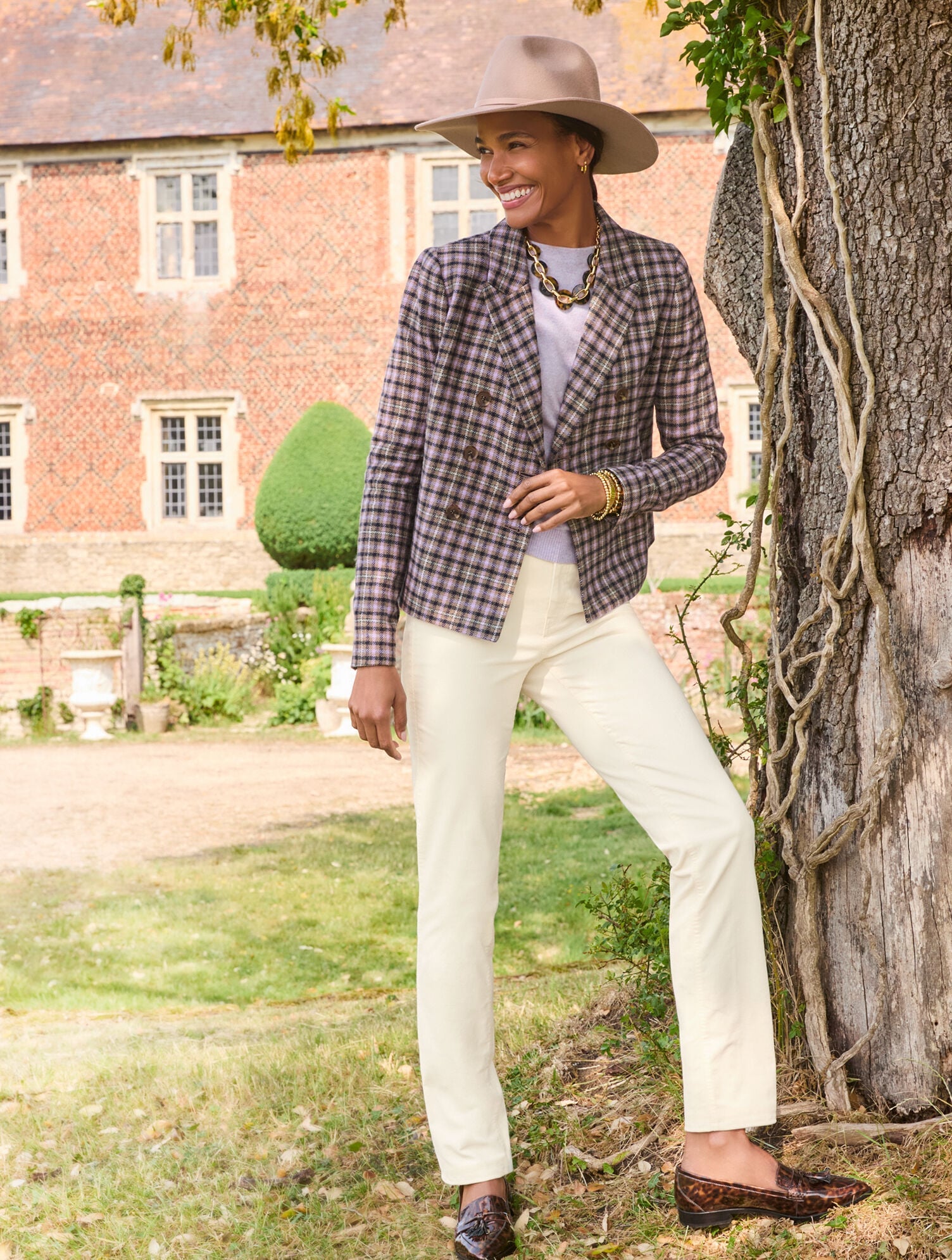 PEMBERLEY PLAID JACKET | Talbots online