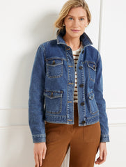 STUDIO CHORE JACKET - BROOKLYN WASH | Talbots discount